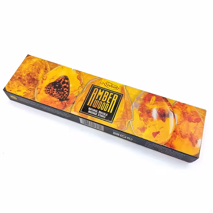 عود دستساز مصباح مدل کهربا امبر وود Amber Wood کد 520074