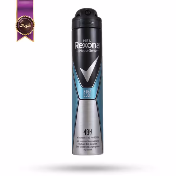 اسپری دئودورانت ضد تعریق مردانه رکسونا Rexona مدل خنک‌کننده فوق‌العاده Xtra Cool حجم 200 میلی لیتر (اورجینال)