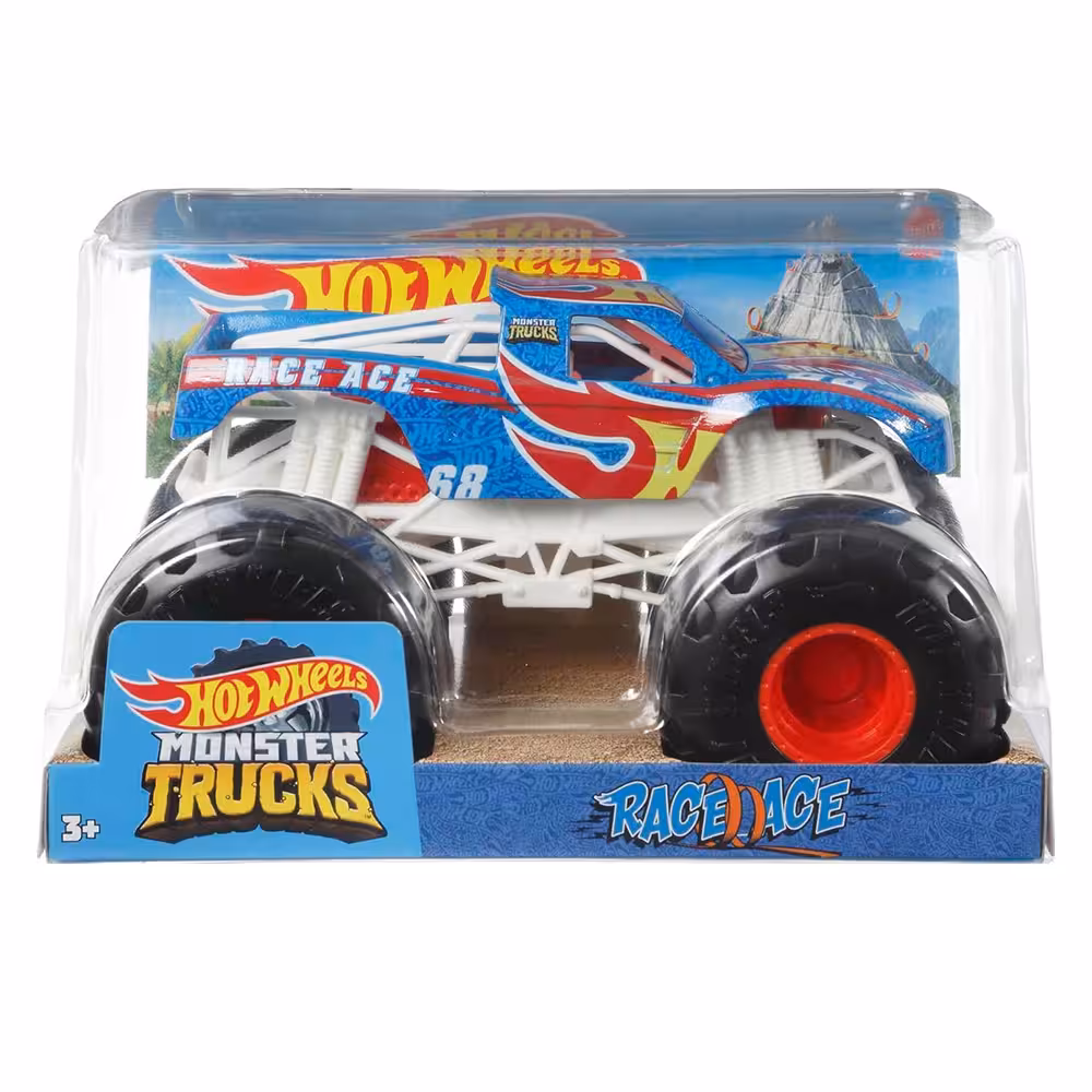 ماشین فلزی مانستر تراک Hot Wheels مدل Race Ace