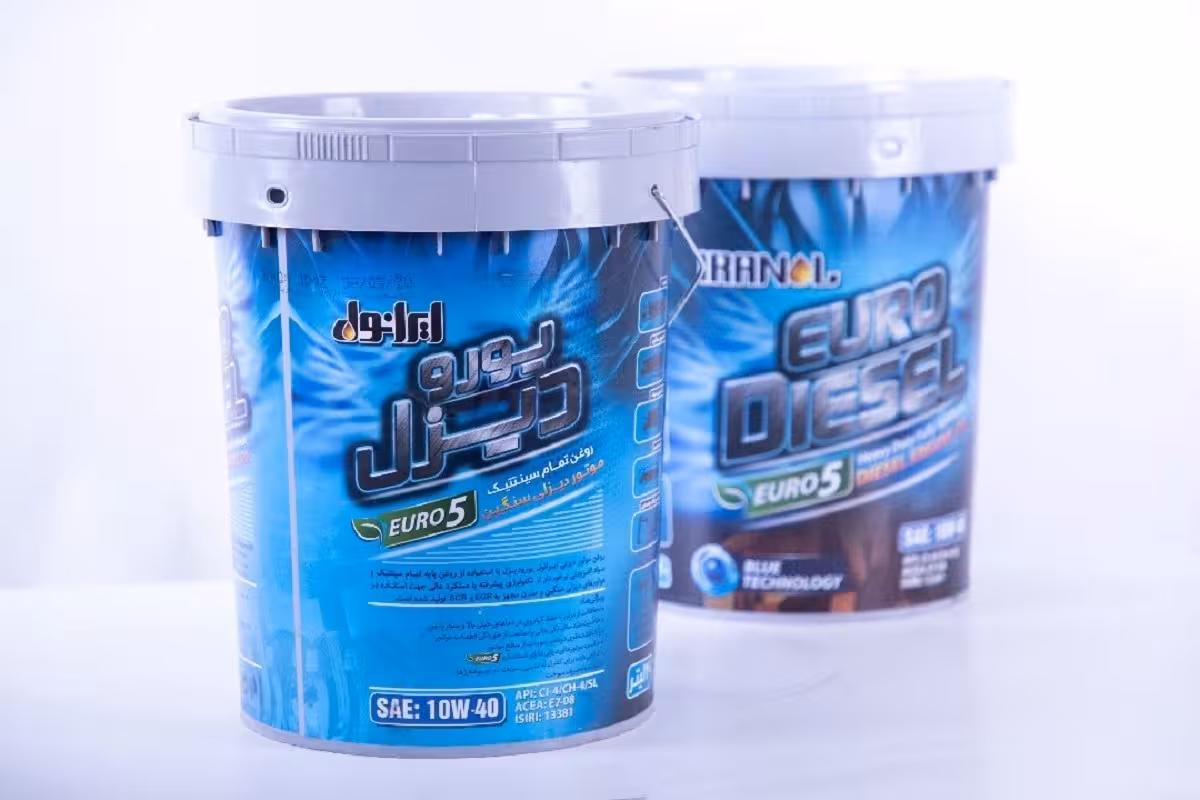 روغن موتور ایرانول یورو5 بیست لیتری10w40 دیزلی