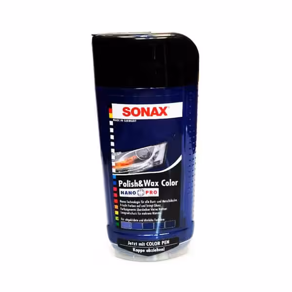 پولیش و واکس رنگی آبی سوناکس