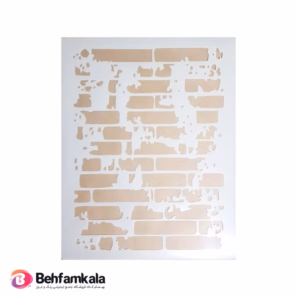 شابلون استنسیل کد F145 ابعاد 40*50