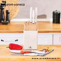 سرویس چاقو 6 پارچه کاراجا Mastercut کرم