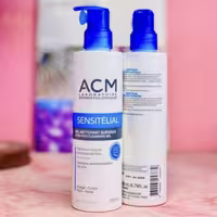 فیس واش صورت و بدن آبی 200 میل ACM SENSITELIAL