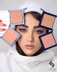 روژ گونه ساریسا گلد مدل مات Sarisa gold Blusher Powder Sweet Cheeks Soft and Silky Matte
