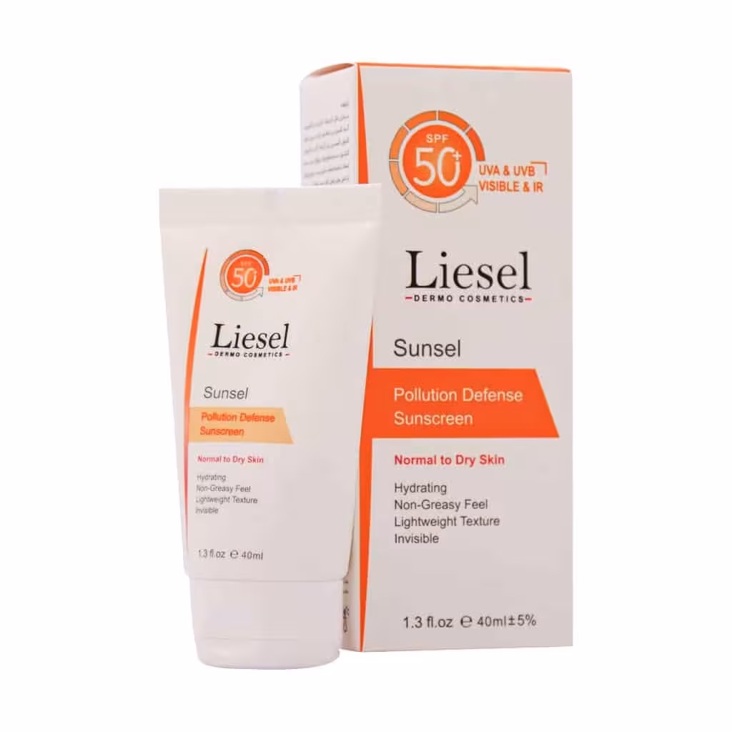 کرم ضد آفتاب SPF50 رنگی لایسل پوست نرمال تا خشک