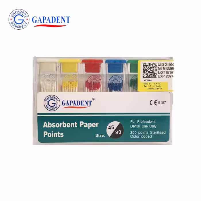 کن کاغذی 2 درصد سایز 80-45 – GAPADENT