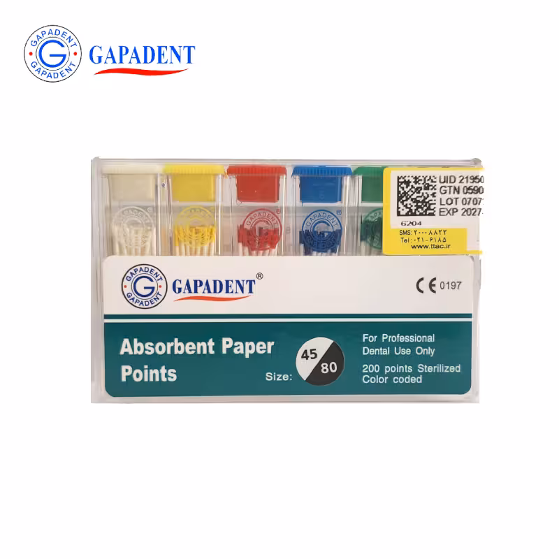 کن کاغذی 2 درصد سایز 80-45 – GAPADENT
