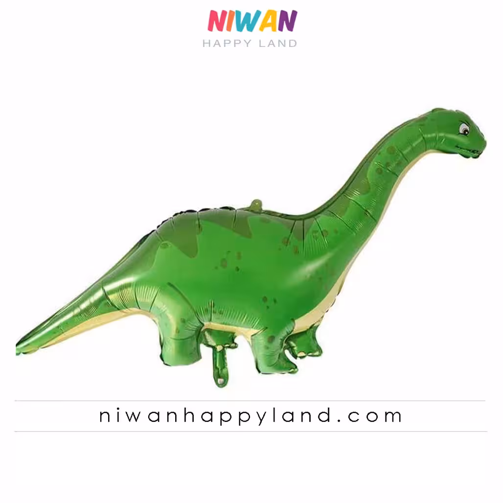 بادکنک فویلی دایناسور گردن دراز