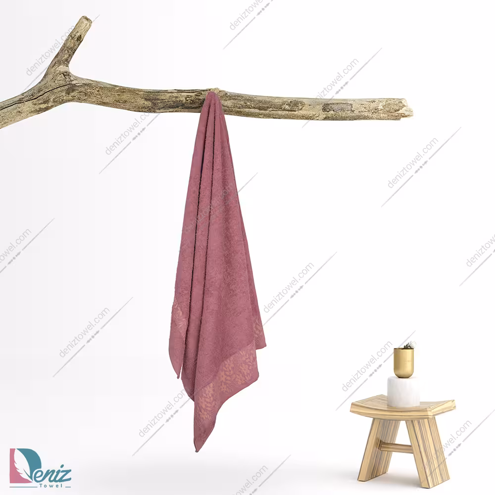 حوله حمامی طرح لاو رنگ کالباسی