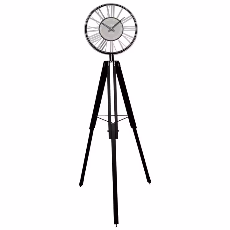 ساعت ایستاده مدرن مدل RIVOLI رنگ SILVER