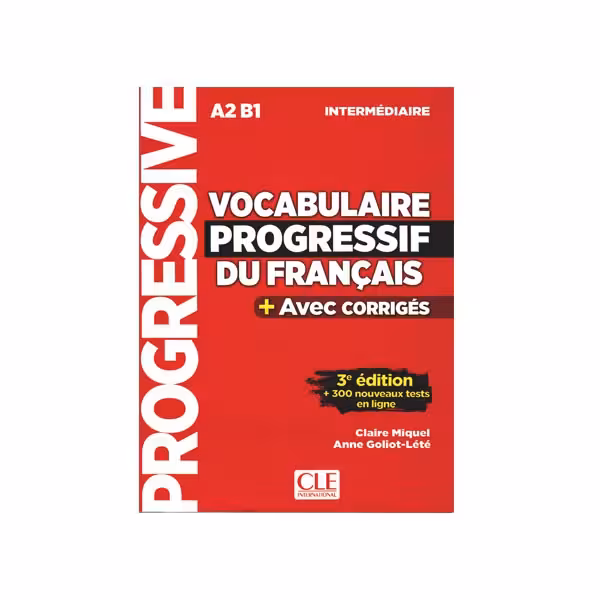 Vocabulaire progressif FLE intermediaire 3eme edition کتاب وکب پروگرسیو اینترمدیت