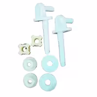 پیچ مهره و لولا لوازم درب توالت فرنگی مدل نسترن 60.   TOILET CUT BACK KIT