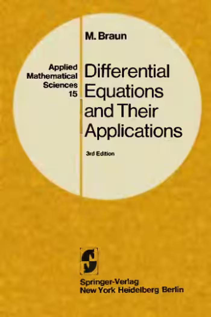 خرید و دانلود نسخه کامل کتاب Differential equations and their applications: an introduction to applied mathematics