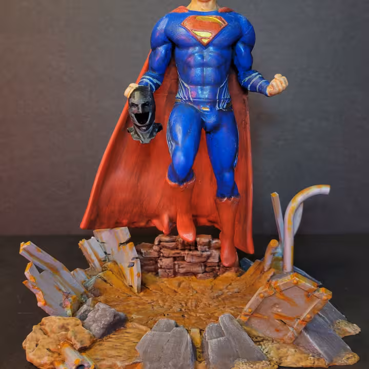 مدل سه بعدی فیگور (stl) Evil Superman