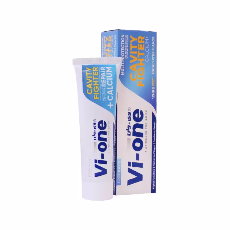 خمیر دندان ضد پوسیدگی وی وان مدل Cavity Fighter Calcium