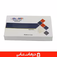 اسپاچولای چوبی آلار 100 عددی wooden ayre apatular
