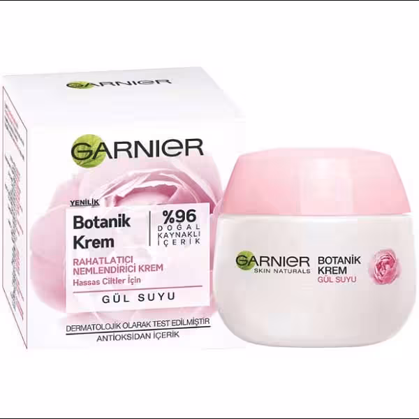 کرم آبرسان پوست حساس عصاره گل رز بوتانیکال گارنیه حجم 50 میلی لیتر