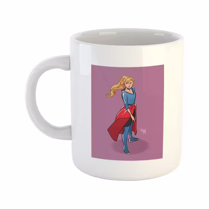 خرید ماگ-لیوان  کارتونی  سوپر گرل Super Girl S3