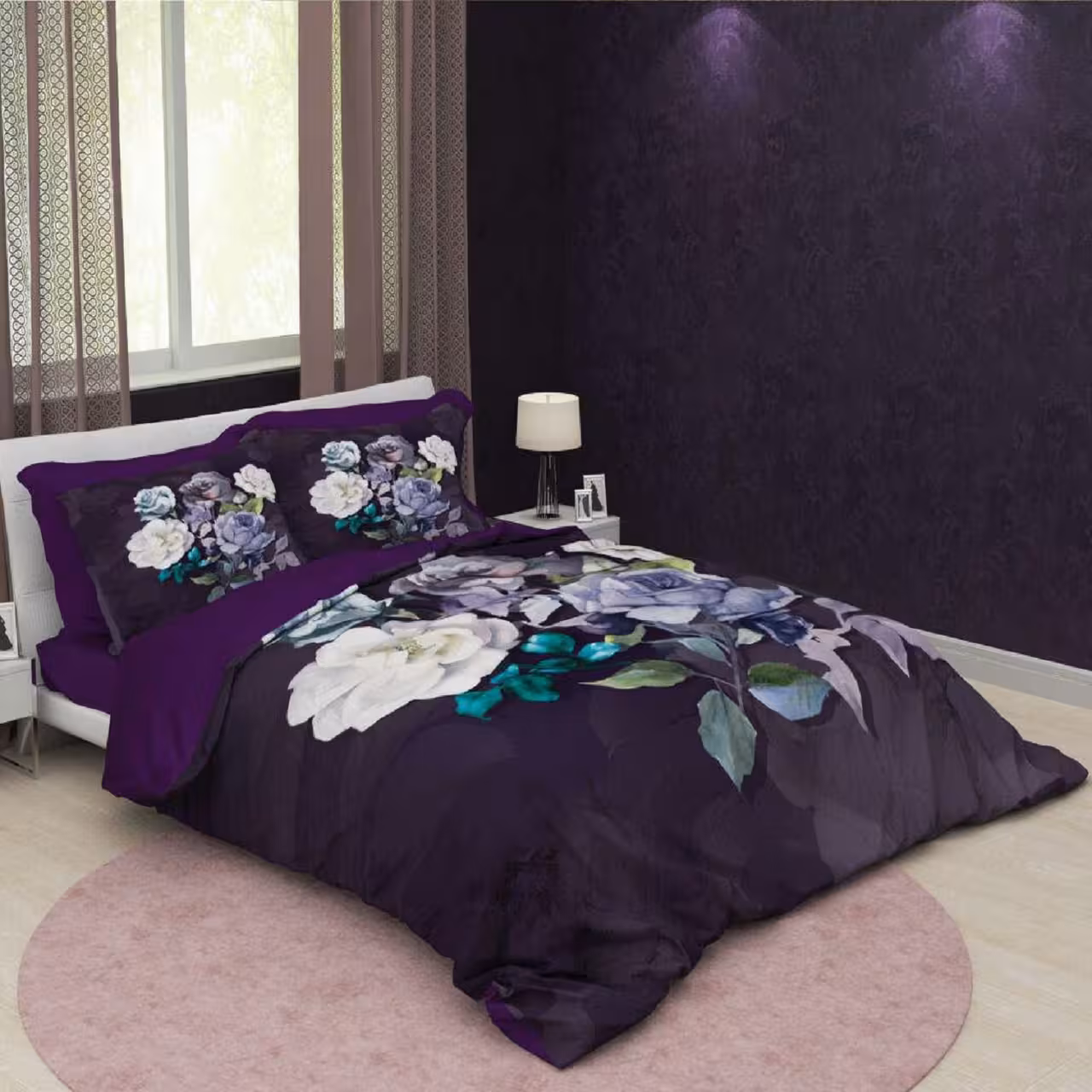 سرویس لحاف روتختی ترکسان کد D242 دو نفره 6 تکه