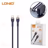 کابل لایتنینگ به Type C الدینیو LDNIO LC641i PD65W طول 1 متر توان 30 وات