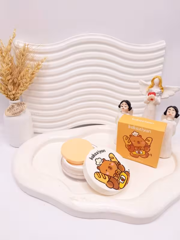 پودر فیکس خرس خوشحال kakaziyan کد 015-10 (کارتن زرد)