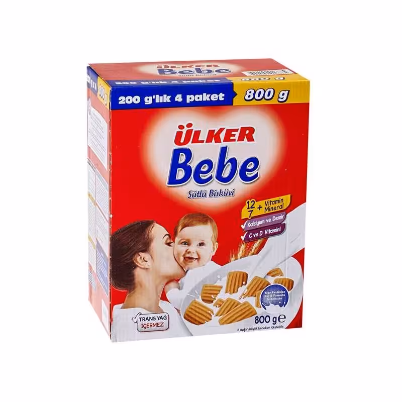 بیسکویت بچه اولکر بی بی وزن 800 گرم