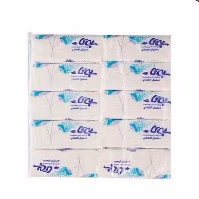 دستمال کاغذی بیتا مدل اقتصادی بسته 10 عددی