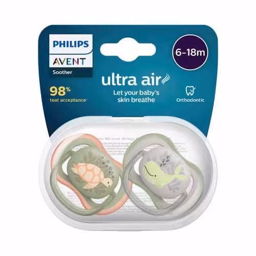 پستانک 6-18 وال لاکپشت 85/60 اونت Avent