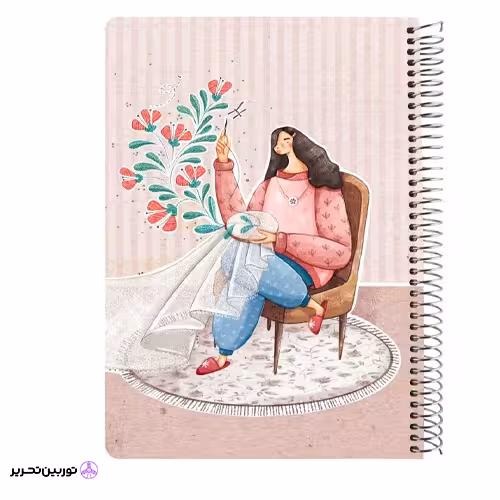 دفتر وزیری سیمی 100 برگ مجلد مستر نوت