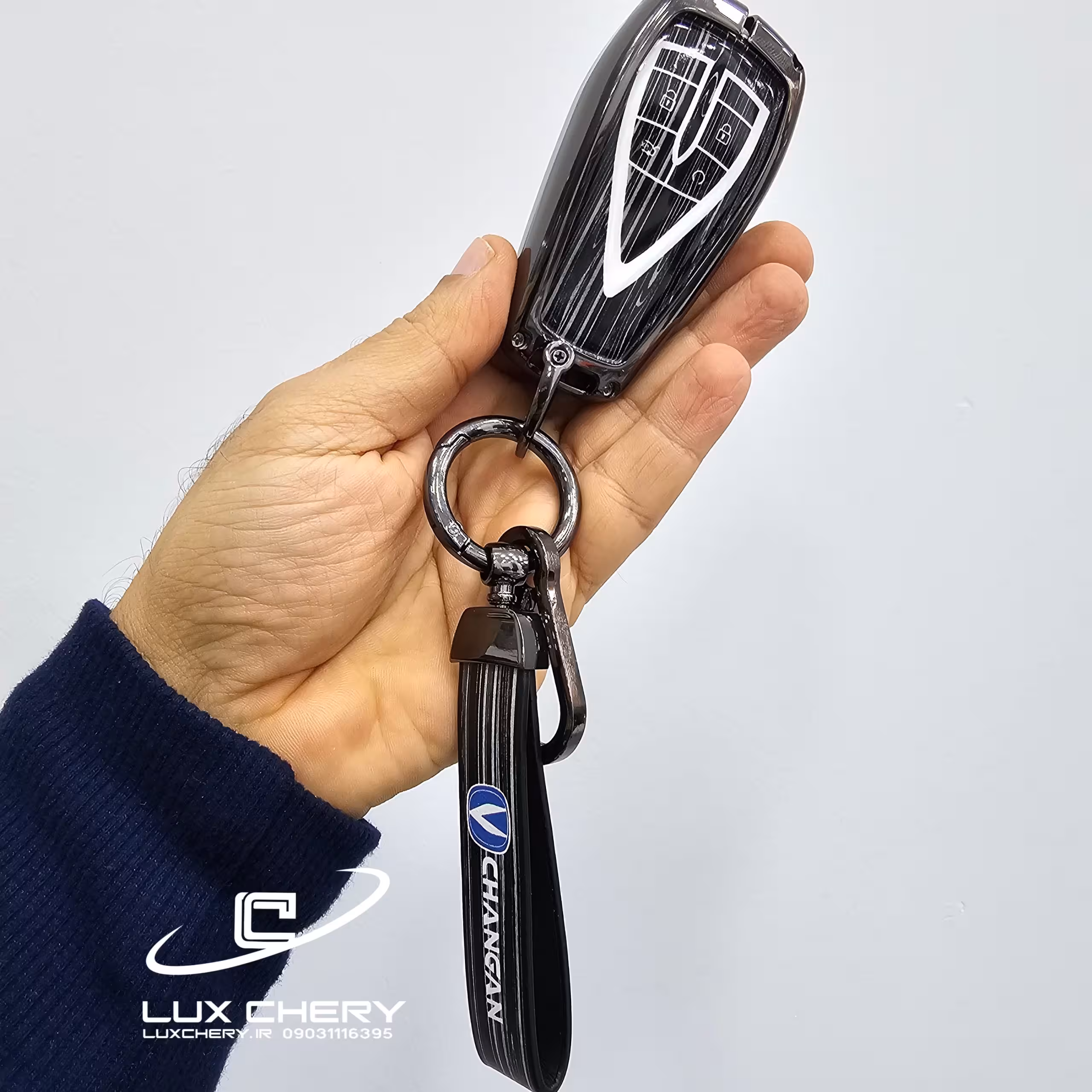 قاب ریموت جدید فلزی َچانگان CS 35 پلاس طرح WOODY