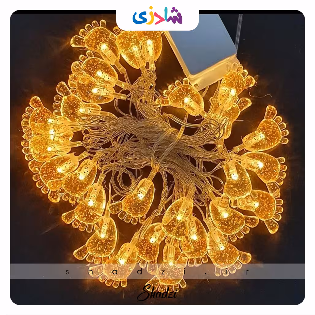 ریسه چراغدار طرح پا کودک