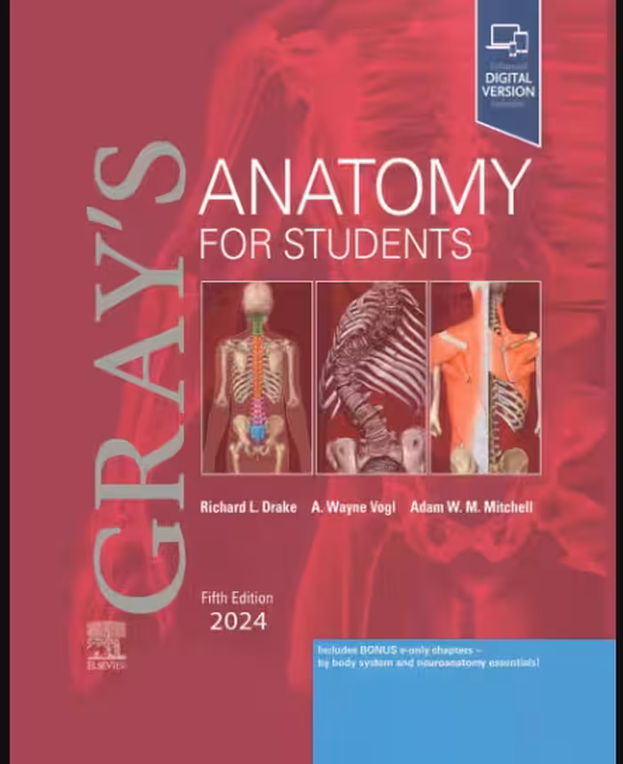 کتاب Gray’s Anatomy for Students 5th Edition 2024