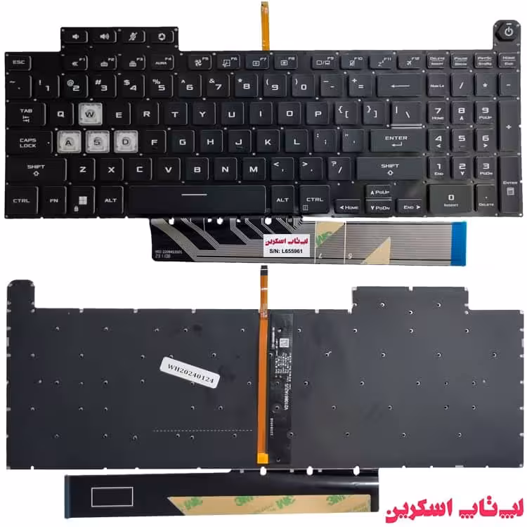 کیبورد لپ تاپ ایسوس ASUS FX507 بک لایت