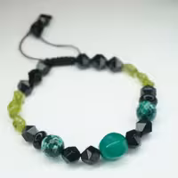 دستبند یشم روسیه و حدید کد310254