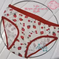 شورت نخی توت فرنگی سایز 1