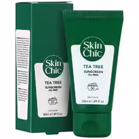 کرم ضد آفتاب 50 SPF عصاره درخت چای اسکین شیک 50 میلی لیتر Skin Chic