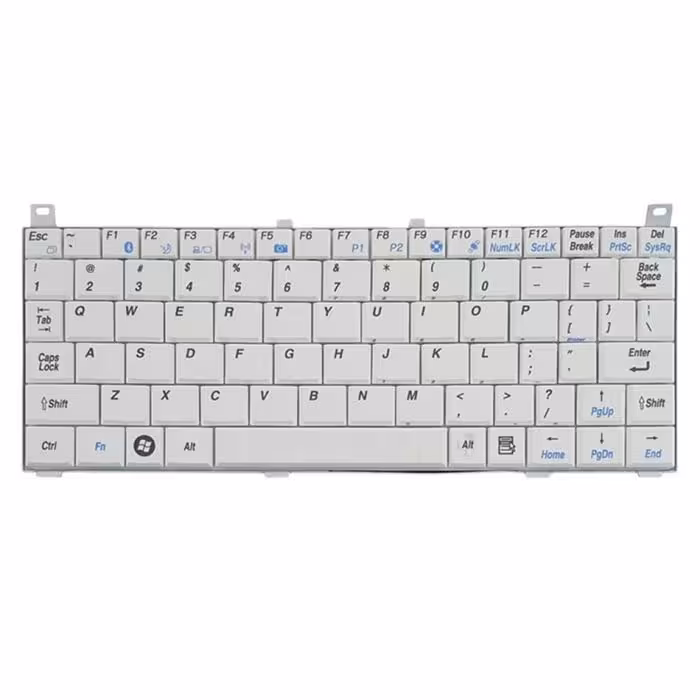 کیبورد لپ تاپ توشیبا مدل Mini NB100 سفید