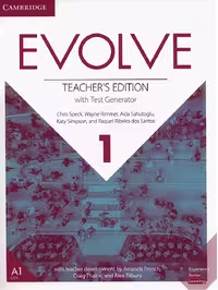 کتاب Evolve Level 1 Teacher’s Edition with Test Generator ( کتاب معلم )