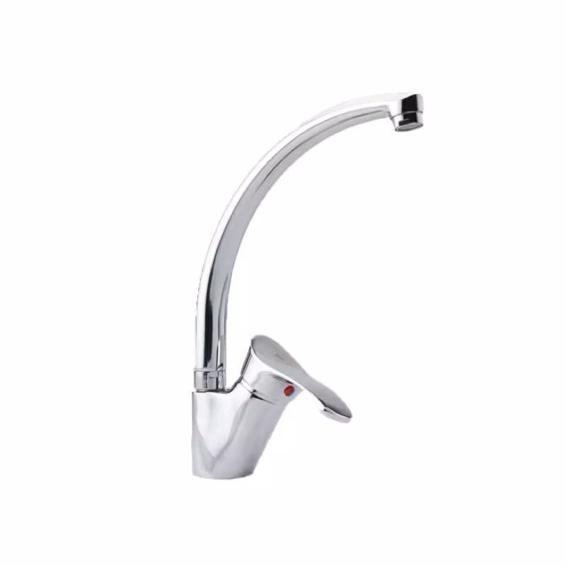 شیر ظرفشویی ثابت با علم ریختگی شیبه مدل جیحون