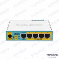روتر میکروتیک hEX PoE lite پنج پورت 10.100 Mikrotik RB750UPr2