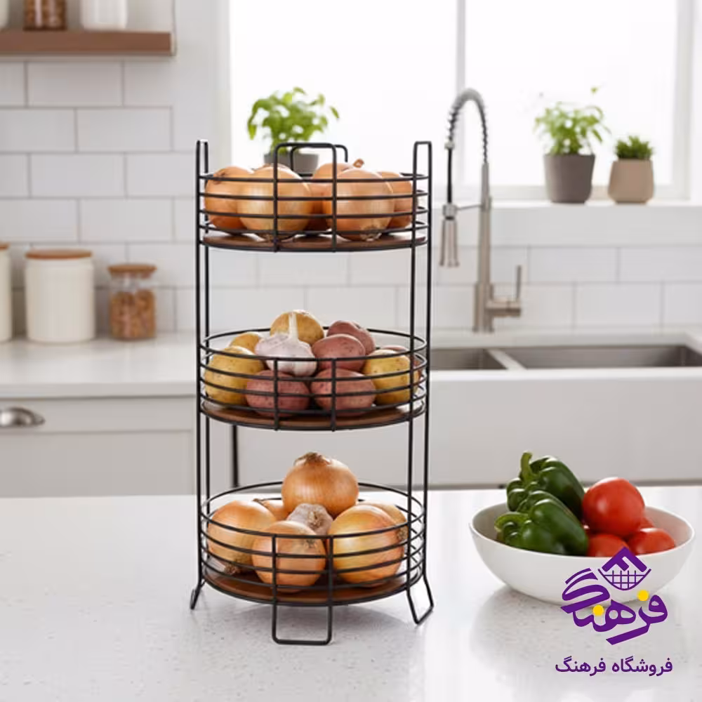 جاپيازي ارغوان 3ط گرد مشکي کاوه 554