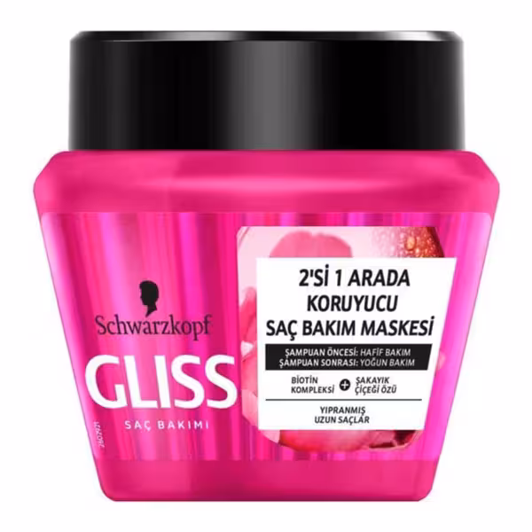 ماسک مو 2 در 1 گلیس Gliss حجم 300 میل