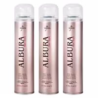 اسپری چسب مو آلبورا مدل Ultra Forte حجم 250 میلی لیتر مجموعه 3 عددی