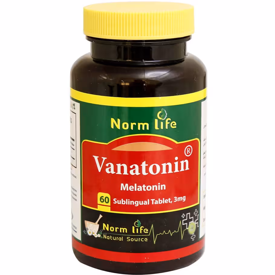 قرص زیر زبانی واناتونین ملاتونین 3 میلی گرم نورم لایف