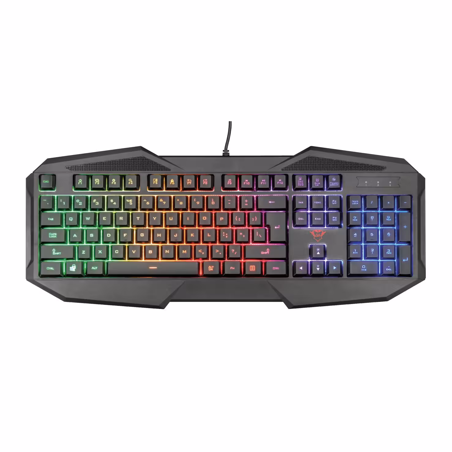 کیبورد سیم دار مخصوص بازی تراست مدل GXT 830-RW AVONNTrust GXT 830-RW AVONN Gaming Keyboard