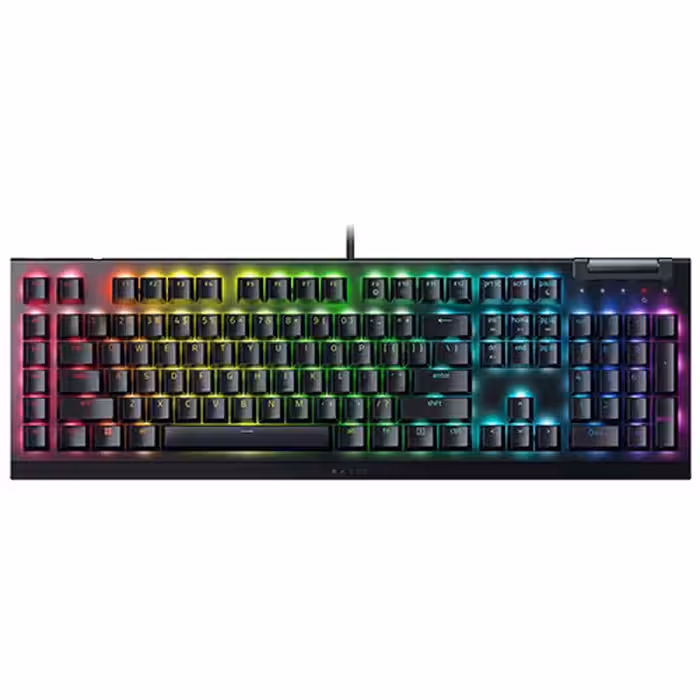 کیبورد گیمینگ ریزر مدل RAZER Blackwidow V4 X Green Switch