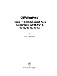 خرید و دانلود نسخه کامل کتاب CliffsTestPrep Praxis II: English Subject Area Assessments 0041, 0042, 0043, 0048, 0049
