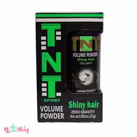 پودر حالت دهنده و حجم دهنده تی ان تی TNT مدل Shiny Hair سبز حجم 25 گرم