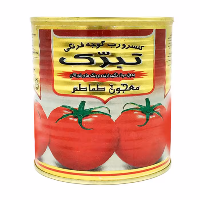 کنسرو رب گوجه فرنگی تبرک 800 گرمی